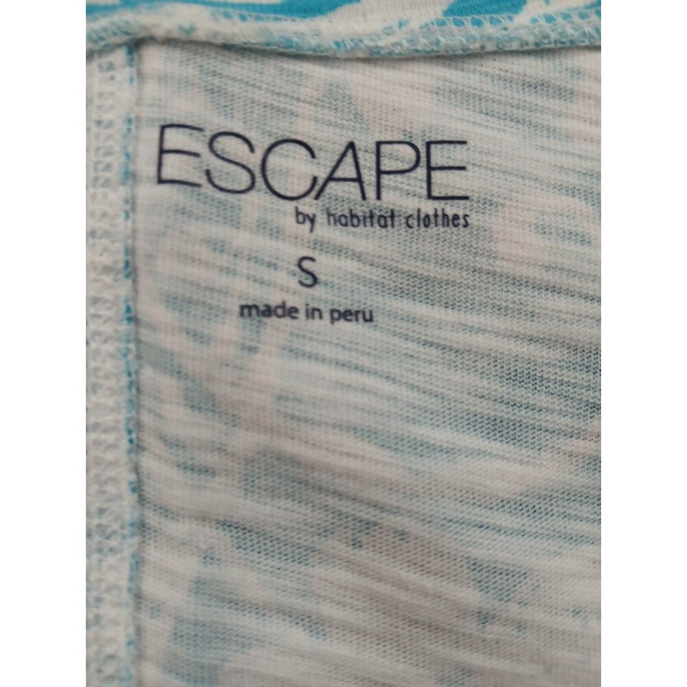 Escape by Habitat Clothes Sleeveless Blue/White Dress with Pockets SMALL NWOT - Picture 5 of 9